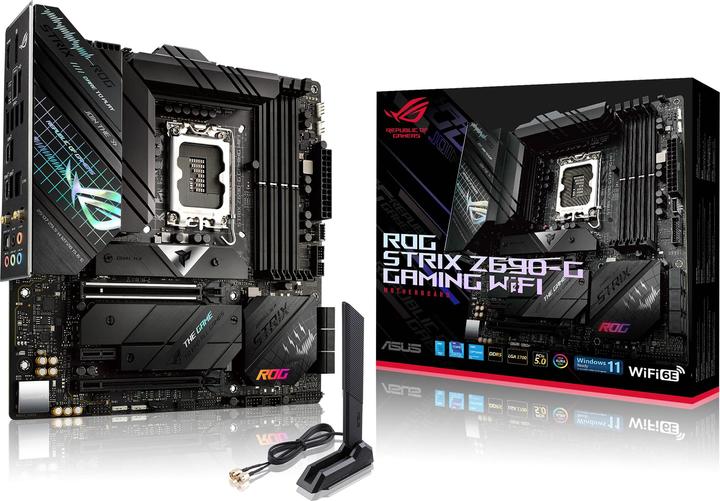 Actual product image ASUS ROG Strix Z690-G Gaming Wifi (LGA 1700, Intel Z690 (DDR5), mATX)