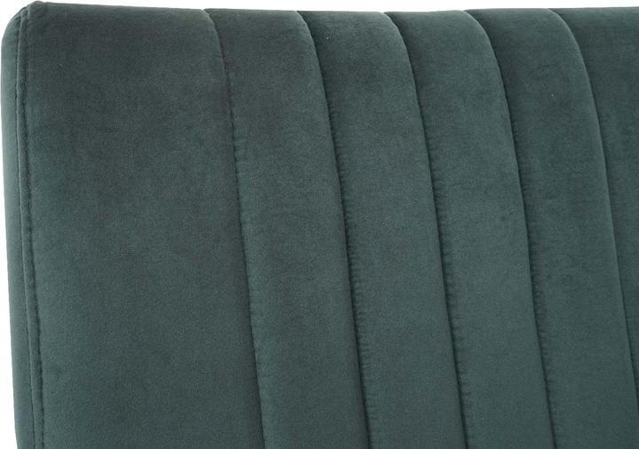 Image du produit Mendler Lot de 2 chaises cantilever HWC-L14, velours acier inoxydable brossé - vert