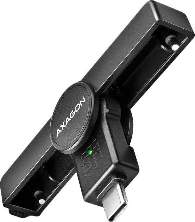 Axagon CRE-SMPC USB-C Smart Card PocketReader (USB 2.0)