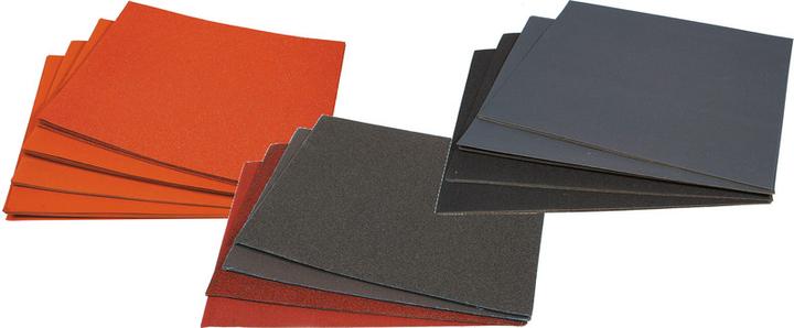 Image du produit kwb Set de papier abrasif à main Granulométrie (P180, P20, P100, P50, P40)