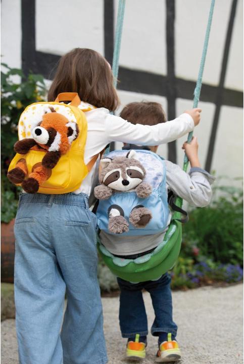Actual product image NICI Backpack with red panda soft toy