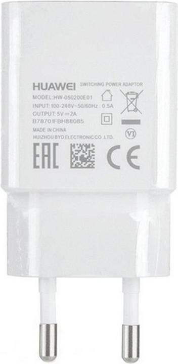 Huawei HW-050200E01 Chargeur de voyage USB UE 2A en blanc Bulk