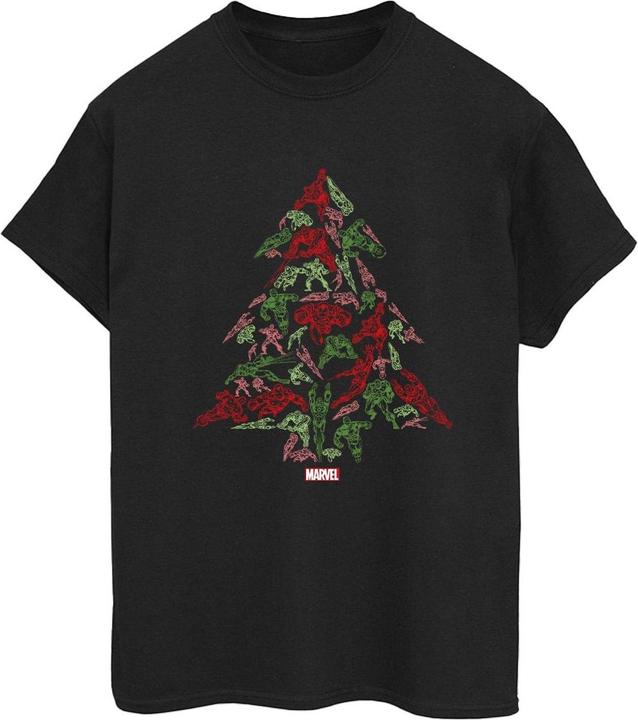 Immagine prodotto Avengers Christmas Tree Maglietta Ampia Donna (XL)