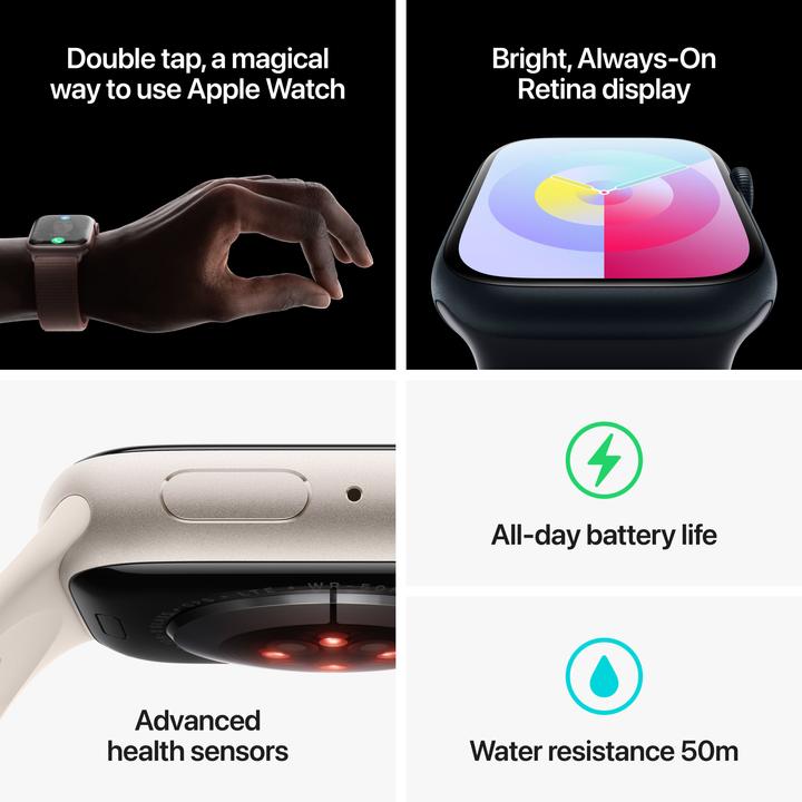 Produktbild Apple Watch Series 9 (45 mm, 4G)
