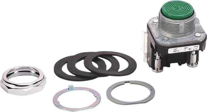 Produktbild Allen Bradley Drucktaster Tastend Bündig Grün IP65 Serie 800T