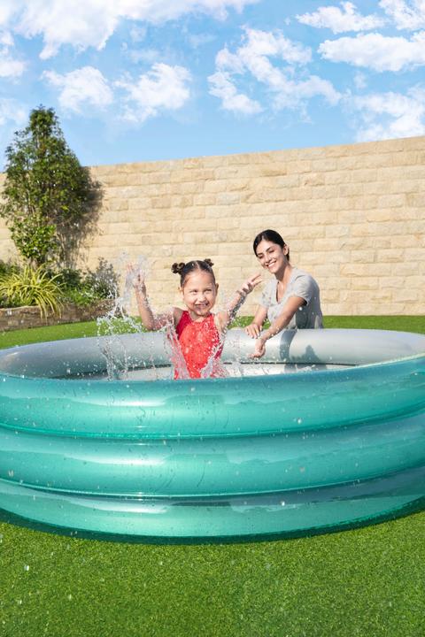Produktbild Bestway Kinderbecken Rund Gross Metallic