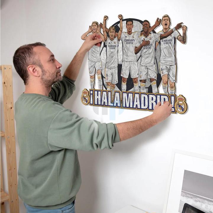 Actual product image Iconic Real Madrid CF - 5 Players - Wooden Puzzle Size M (270 pieces) (270 pieces)