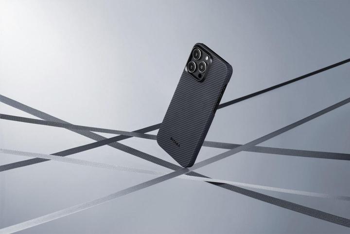 Produktbild Pitaka MagEZ Case 4 600D for iPhone 15 Pro Black/Grey Twill (Apple iPhone 15 Pro)