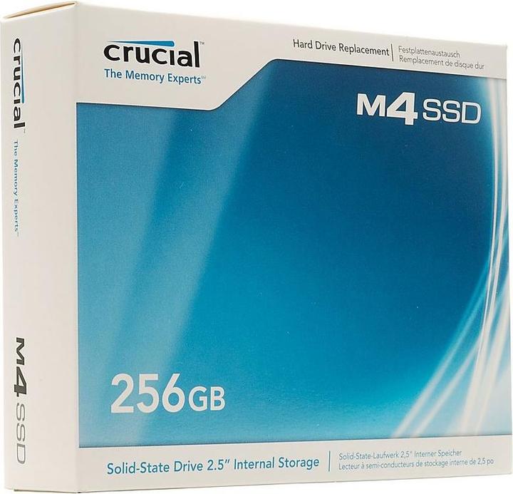 Actual product image Crucial m4 SSD 256GB (256 GB, 2.5")