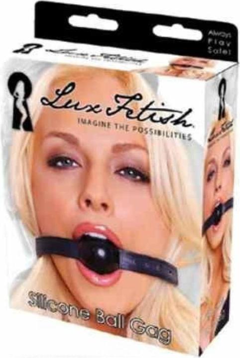 Produktbild Lux Fetish Silicone Ball Gag black
