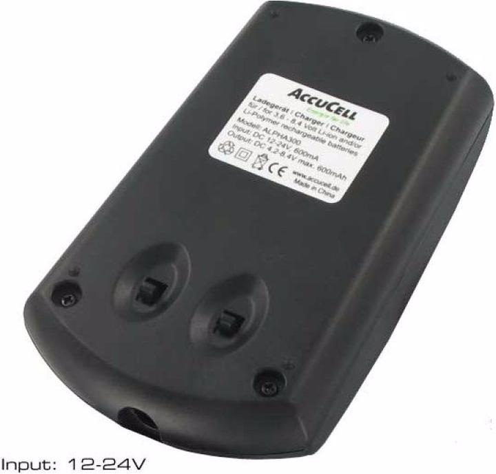 Immagine prodotto AccuCell Caricatore rapido adatto alla batteria NP-FV90 di Sony (Caricatore)