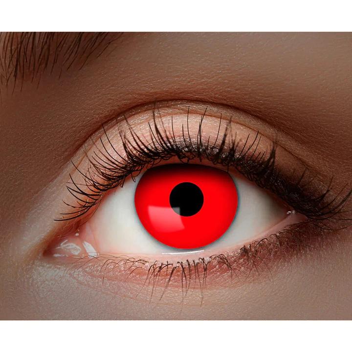 Boland Monats Kontaktlinsen UV Rot 2 Stück (Rot)