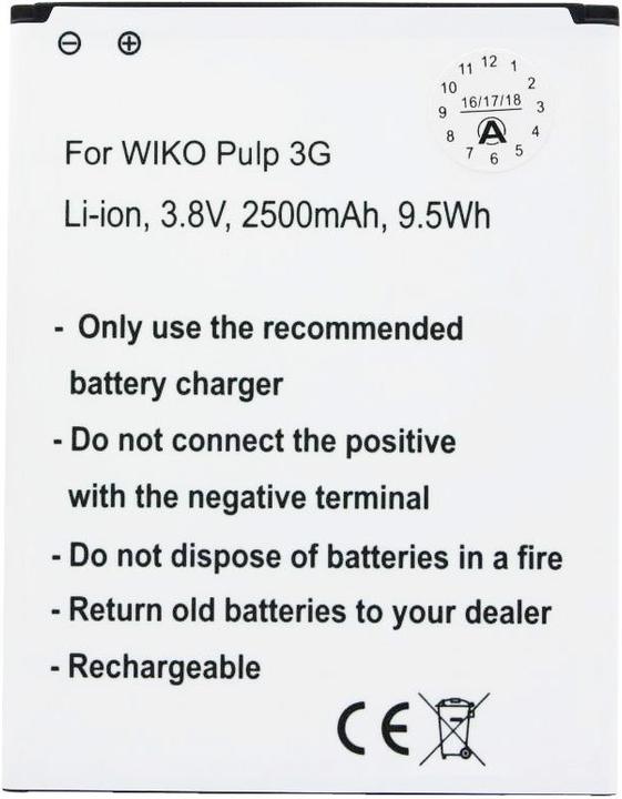 Produktbild Wiko Akku Pulp FAB 3G, Pulp FAB 4G Akku 5251 (Akku, Wiko Pulp Fab)