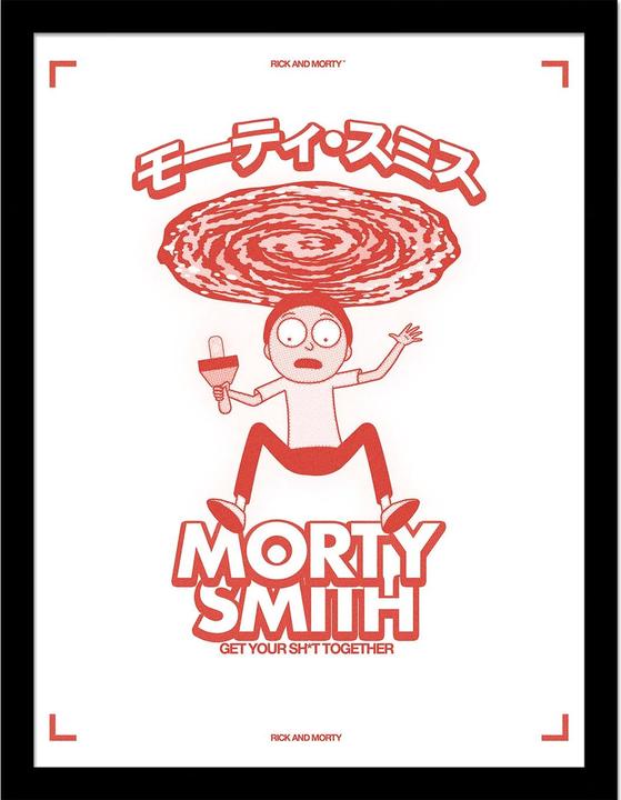 Immagine prodotto Rick And Morty Stampa Incorniciata (40 x 30 cm)