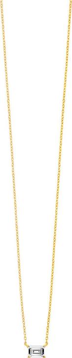 Image du produit Julie Julsen Halskette mit Anhänger Rectangle (Argent 925)