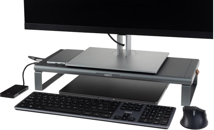 Image du produit Onit Monitorständer & Dockingstation PiuSpazio 49", 6 Ports
