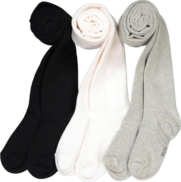 La Redoute Collections 3er-Pack gerippte Strumpfhosen