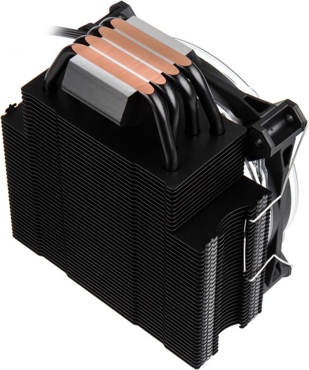Produktbild Raijintek Leto CPU-Kühler, schwarz, RGB-LED (155 mm)