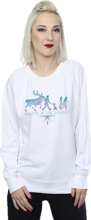 Actual product image Disney Womens/Ladies Frozen 2 Believe In The Journey Silhouette Sweatshirt (M)