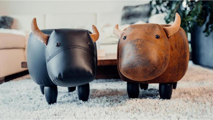 Produktbild Zoosy Kinderhocker Kuh Bruna Braun (Kindersessel)