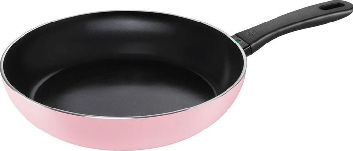 Actual product image Ballarini Caprera High Frying Pan 1 Handle Pink (28 cm, Frying pan, Aluminium)