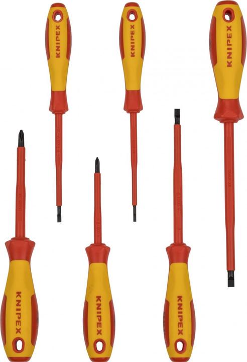 Image du produit Knipex Jeu de tournevis (Vis fendues, Recouvrement cruciforme Phillipps (PH))