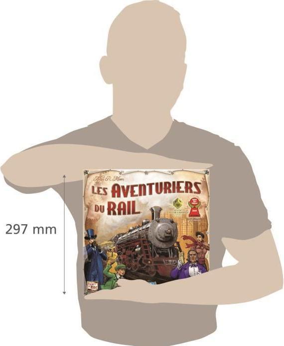 Actual product image Days of Wonder Adventurer Railway USA (French)