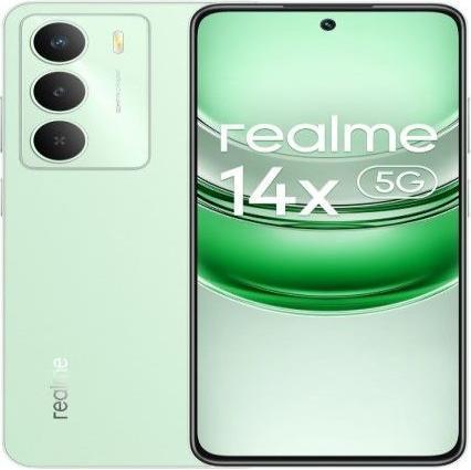 Image du produit realme 14x 5G 6GB/128GB Grün (128 Go, Péridot vert, 262.60", Double SIM, 50 Mpx, 5G)