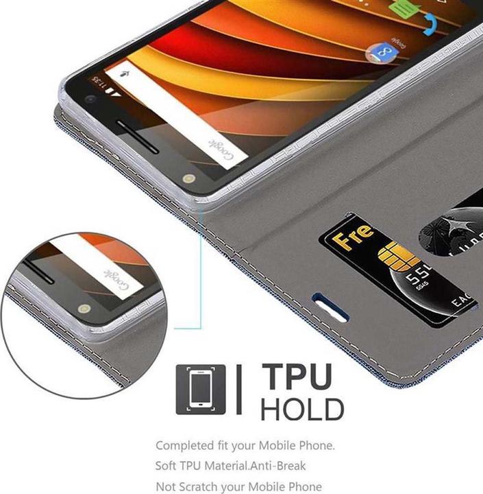 Productafbeelding Cadorabo Boek Jeans Optiek Cover (Motorola Moto X3)