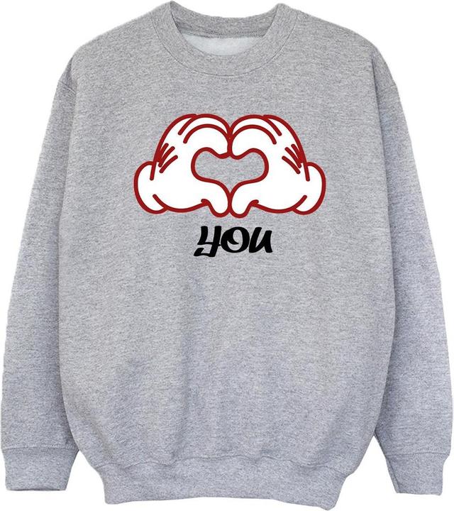 Disney Mickey Mouse Love You Hands Sweatshirt Mädchen