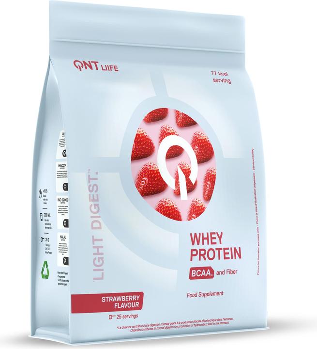 Actual product image QNT Whey Protein Light Digest 500g (Strawberry, 1 pcs., 500 g)