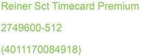Actual product image ReinerSCT Pure Sct Timecard Premium