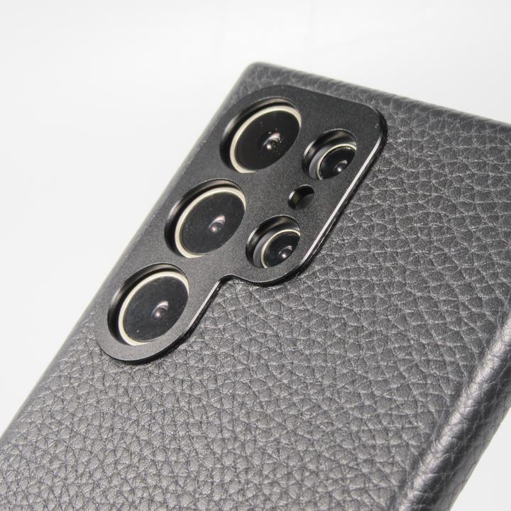 Immagine prodotto PhoneLook Copertina in pelle di vitello di lusso completamente granulata con pulsanti in metallo e MagSafe (Samsung Galaxy S24 Ultra)
