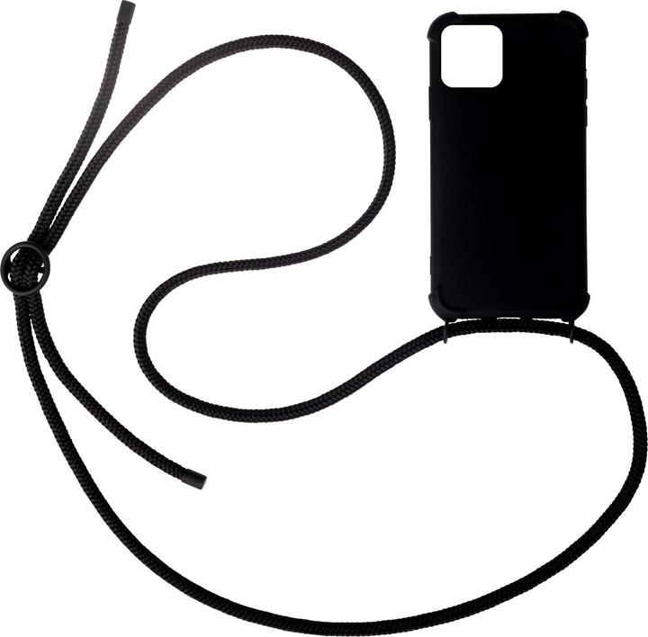 Produktbild Urbany's Necklace-Cover mit Kordel All Black matt (Apple iPhone 14 Pro)