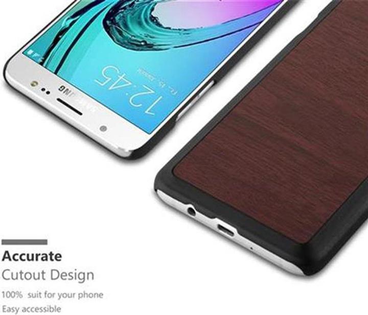 Actual product image Cadorabo Hard Cover Woody Cover (Samsung Galaxy J7 2016)