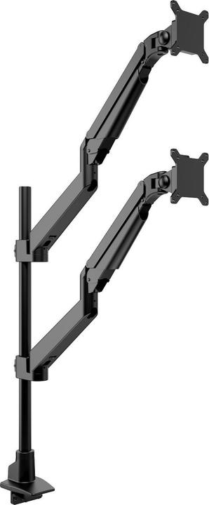 Multibrackets Monitorhalter dual 34", Metall, schwarz (Tisch, 32")