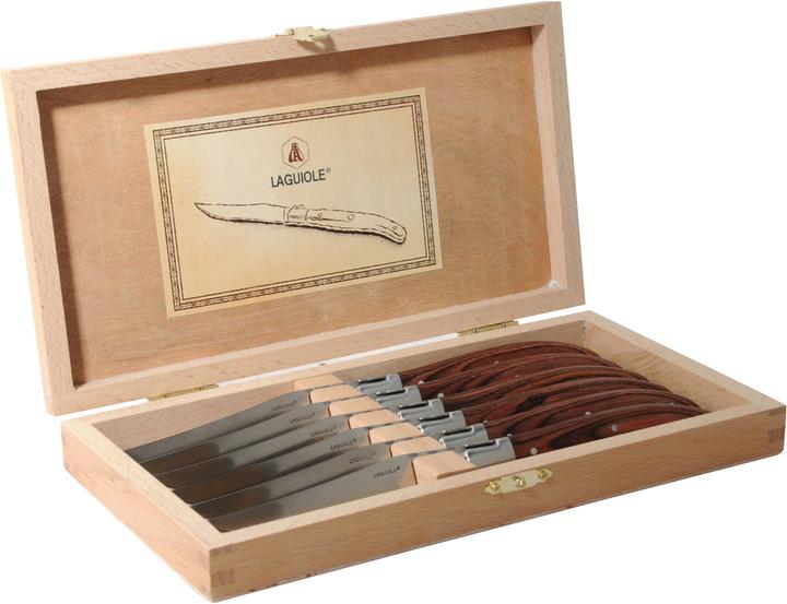 Productafbeelding Laguiole Houten Gabarret (6 Stuk, Mes)