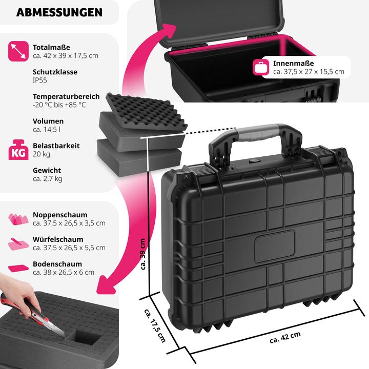 Actual product image tectake Universal photo case (Photo case, 14.50 l)