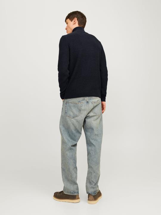 Immagine prodotto Jack & Jones Zip a quarto di dollaro monocolore Zip a quarto di dollaro (XXL)