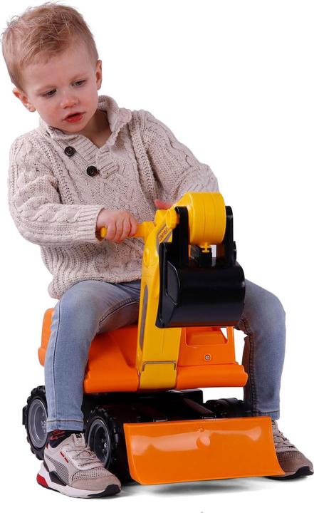 Actual product image Polesie Cavallino Mega excavator trolley orange, 79 cm