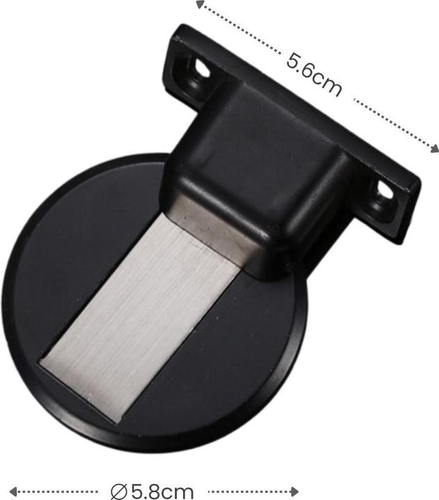 Produktbild Hermex Magnetischer Türstopper Türdämpfer Türschnäpper Türpuffer Türkeil (1 Stück)