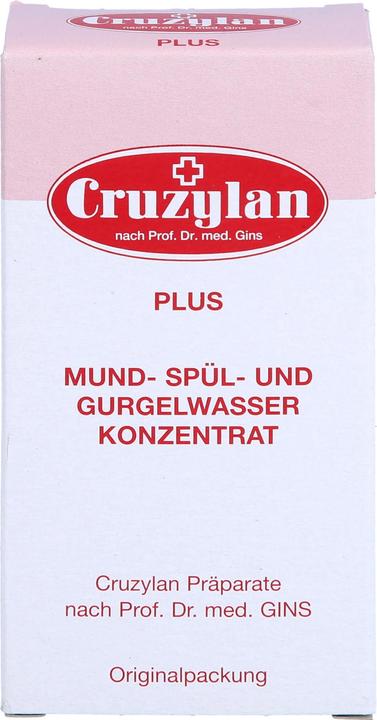 Produktbild Cruzylan Plus Mund- Spül- und Gurgelwasserkonzentrat, 50 ml Lösung (50 ml, Mundspülung)