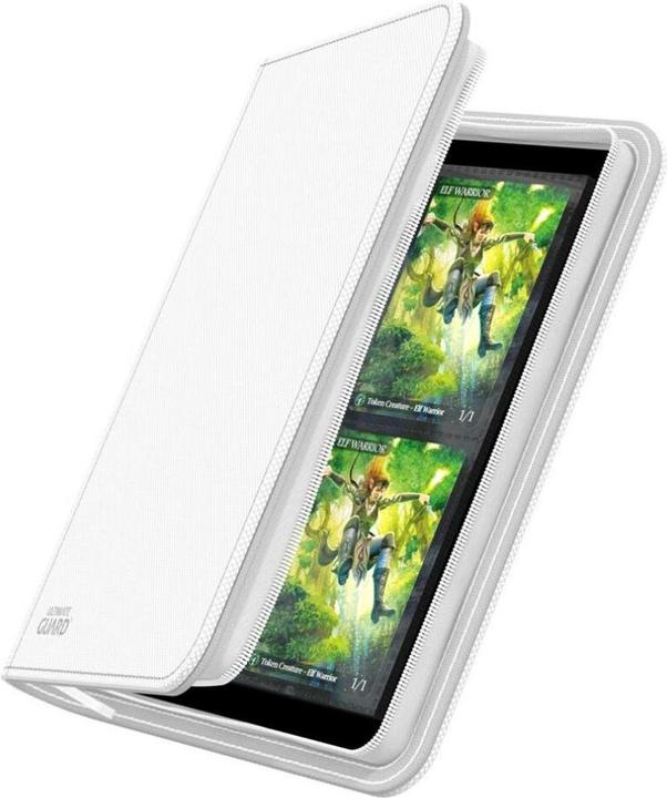 Image du produit Ultimate Guard UGD010352 - Zipfolio 160 - Porte-cartes 8 poches Xenoskin, blanc
