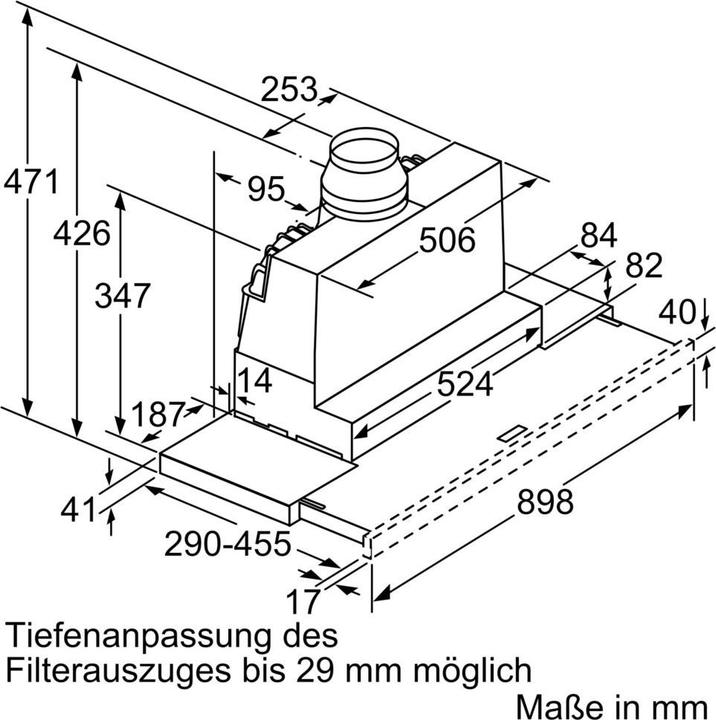 Produktbild Neff D49ED52X1 (Flachschirmhaube)