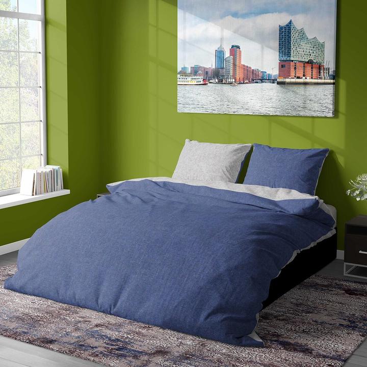 Image du produit Traumschlaf Melangebiber (Set de linge de lit, 200 x 200 cm)