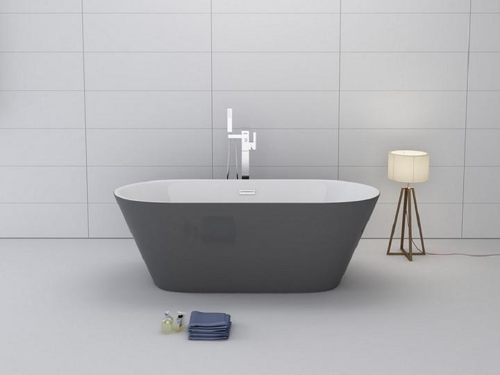 Actual product image Jet-Line LAUSANNE II bathtub grey (170 cm, 80 cm)