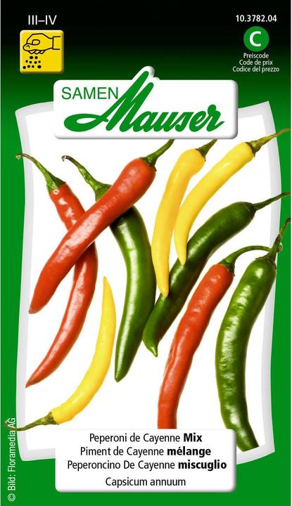 Mélange de poivrons de Cayenne (Graines de légumes)