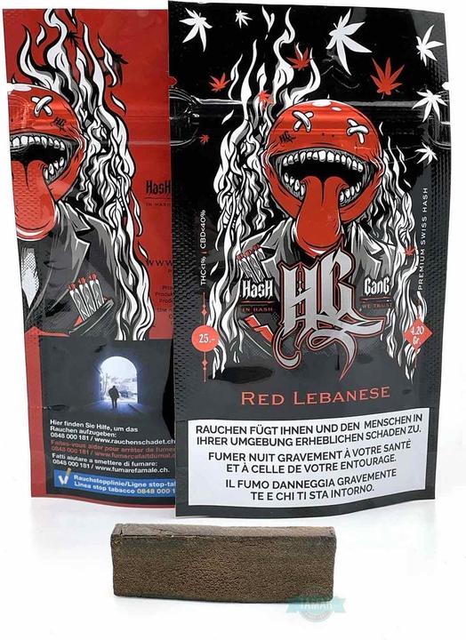 Actual product image Hash Gang Red Lebanese (4.20 g, Indoor)