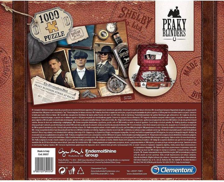 Actual product image Clementoni Puzzle Peaky Blinders g in case (1000 pieces)