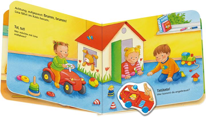 Actual product image Ravensburger ministeps: My first magnet book: Who plays with what? My world (German)